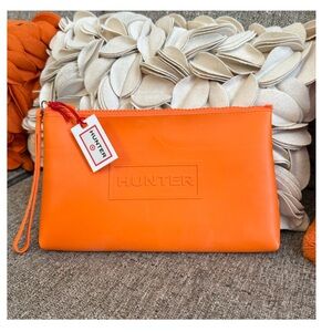❣️🆕Hunter X Target Flash Orange Large Zipper Pouch / Wristlet❣️